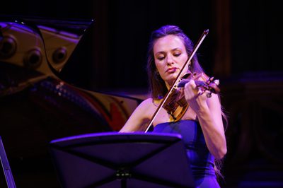 Woman Playing Violin