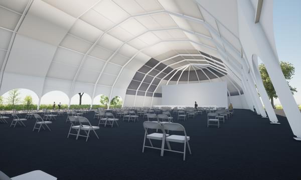 Impression of a performance venue to be used at Edinburgh Park