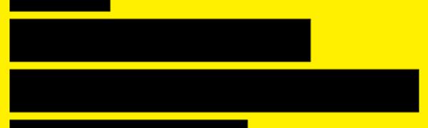 Yellow Square with EIF black bars