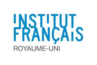 Institut français in blue text against a white background, and Royaume-uni written in grey text beneath